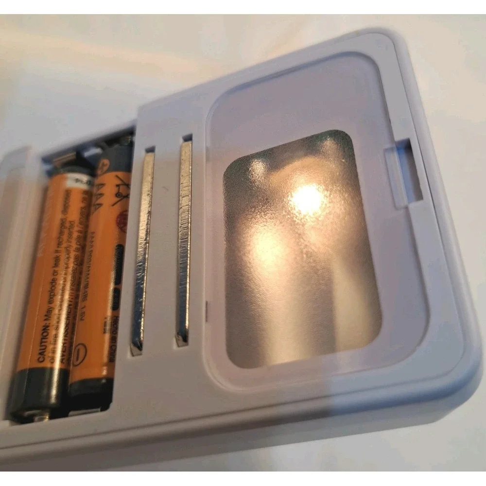 Avon Light The Way Book Cover w/ Built-In Light, Light Blue Reading Cover
